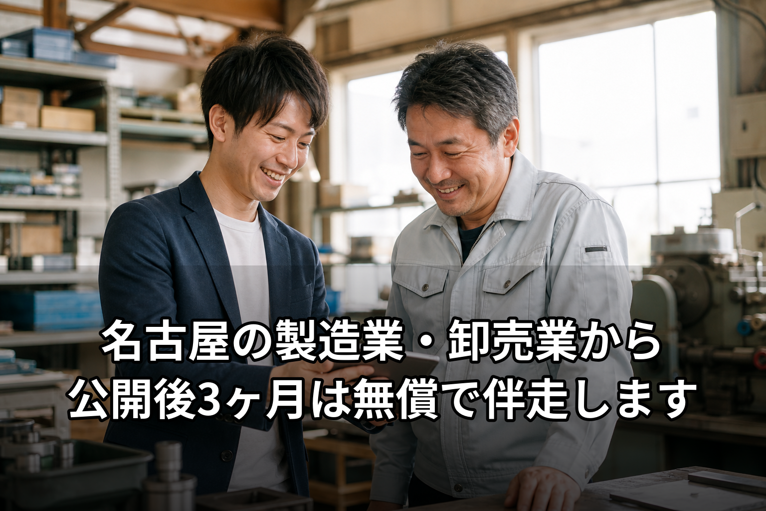 名古屋の社内システム開発|公開後3ヶ月は無償対応、AI歴10年のエンジニアが小さく始める理由
